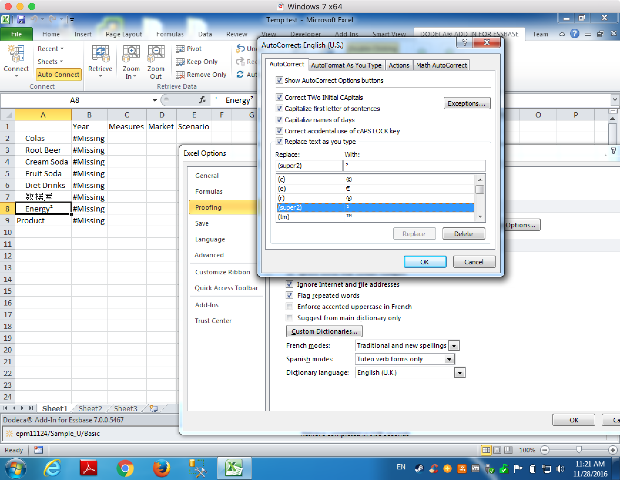 Using Excel AutoCorrect To Help Type Special Characters Jason s 